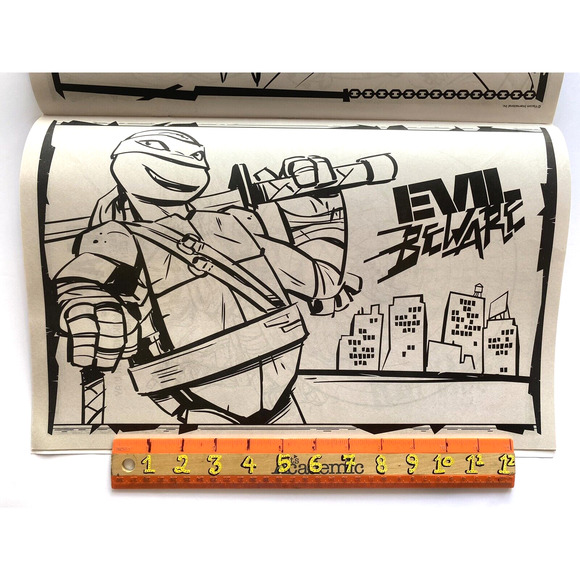 Lot 4 Giant Coloring Books Little Pony’s, Minions, Ninja Turtles 16x11” Unused - Picture 12 of 12